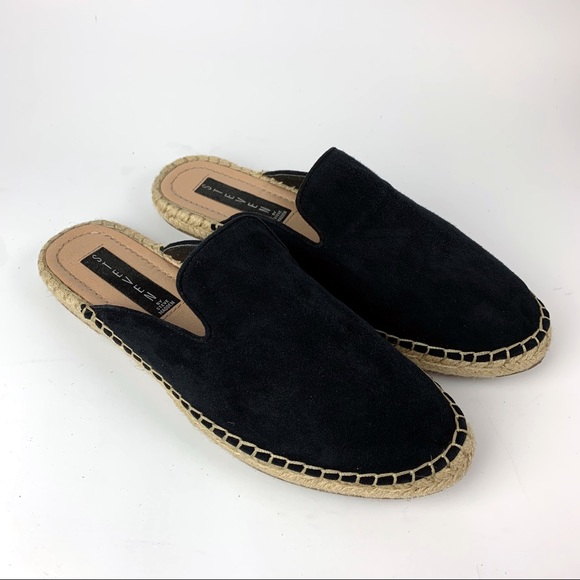 Steven By Steve Madden Shoes - Steve Madden ‘Jazlyn’ Espadrille Slides Black